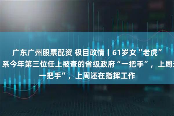 广东广州股票配资 极目政情丨61岁女“老虎”王莉霞被查！系今年第三位任上被查的省级政府“一把手”，上周还在指挥工作