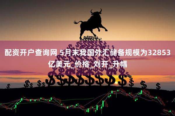 配资开户查询网 5月末我国外汇储备规模为32853亿美元_价格_刘开_升幅