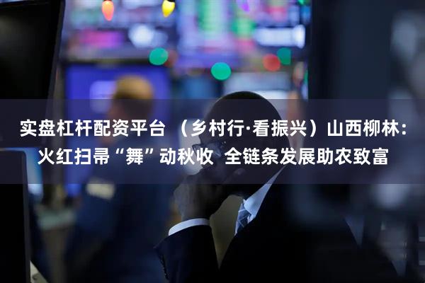 实盘杠杆配资平台 （乡村行·看振兴）山西柳林：火红扫帚“舞”动秋收  全链条发展助农致富